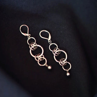 Almond Sugary Steel Series Earrings